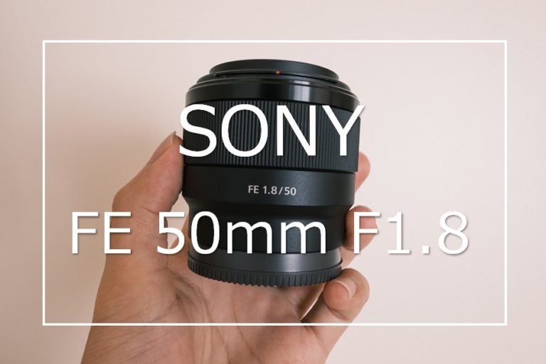 sony FE 50mm F1.8 単焦点