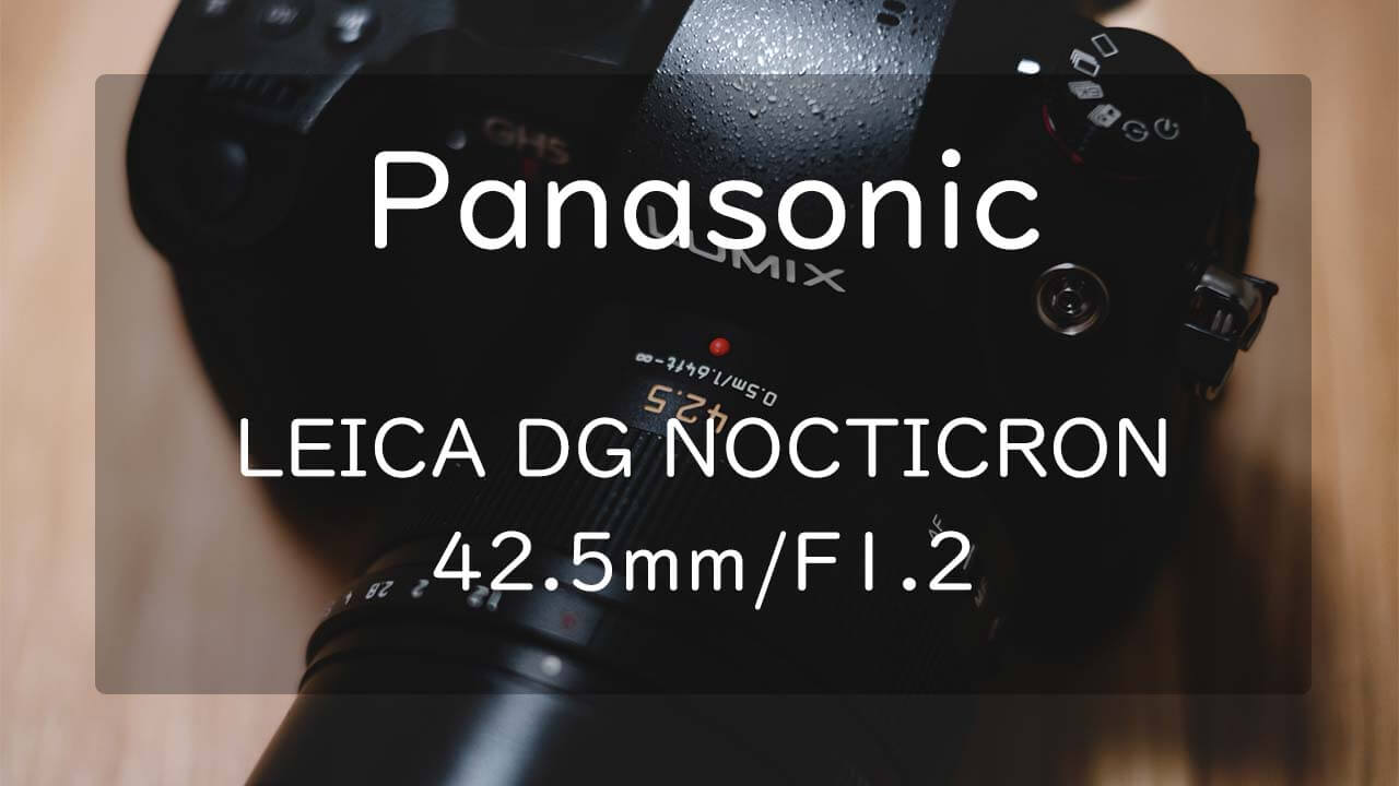 【実用品】LEICA DG NOCTICRON 42.5mm F1.2